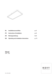 Novy Cloud 232 Instructions D'installation