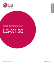 Lg X150 Guide De L'utilisateur