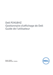 Dell P2418HZ Guide De L'utilisateur