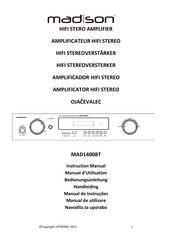 Madison MAD1400BT Manuel D'utilisation