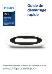 Philips Mira M5651WG/EN Guide De Démarrage Rapide