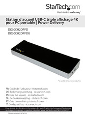 StarTech.com DK30CH2DPPDU Guide De L'utilisateur