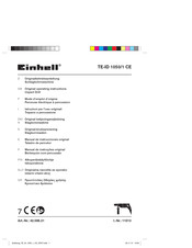 EINHELL TE-ID 1050/1 CE Mode D'emploi D'origine