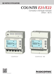 socomec COUNTIS E21 Notice D'utilisation