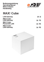 eQ-3 MAX Cube Mode D'emploi