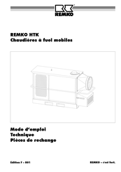 REMKO HTK 160 Mode D'emploi