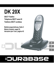 Durabase DK 203 TRIO Mode D'emploi
