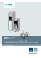 Siemens SINAMICS CU230P-2 Instructions De Service
