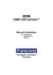 Transcend TS64MJF2B Manuel D'utilisation