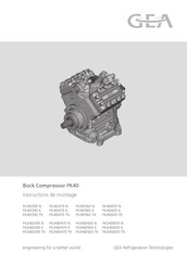 GEA Bock FKX40/560 N Instructions De Montage