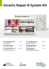 Ivoclar Vivadent Ceramic Repair N System KIT Mode D'emploi