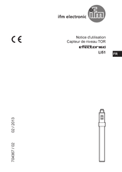 IFM Electronic efector160 LI51 Notice D'utilisation