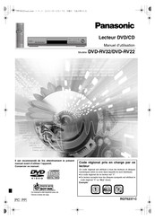Panasonic DVD-RV32 Manuel D'utilisation