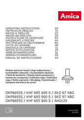 Amica KHF 695 600 S Notice D'utilisation