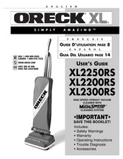 Oreck XL2250RS Guide D'utilisation