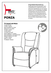 Duo Collection PONZA Instructions De Service