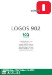 Olivetti LOGOS 902 Instructions D'emploi