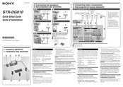 Sony STR-DG810 Guide D'installation