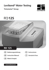 Tintometer Lovibond RD 125 Mode D'emploi