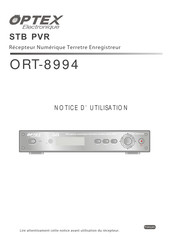 Optex ORT-8994 Notice D'utilisation