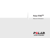 Polar FT40 Manuel D'utilisation