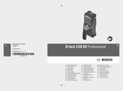 Bosch D-tect 150 SV Professional Notice Originale