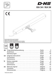 D+H KA 34 Notice Originale