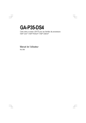 Gigabyte GA-P35-DS4 LGA775 Manuel De L'utilisateur