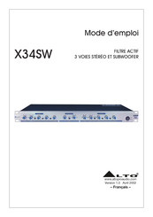Alto X34SW Mode D'emploi