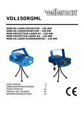 Velleman VDL150RGML Mode D'emploi
