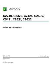 Lexmark C2325 Guide De L'utilisateur