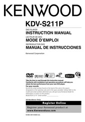 Kenwood KDV-S211P Mode D'emploi