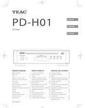 Teac PD-H01 Mode D'emploi
