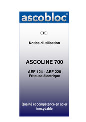 ascobloc AEF 148 Notice D'utilisation