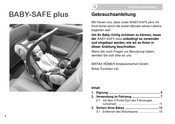 BRITAX RÖMER BABY-SAFE plus Mode D'emploi