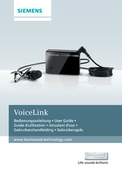 Siemens VoiceLink Guide D'utilisation