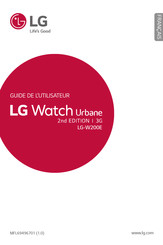 LG Watch Urbane W200E Guide De L'utilisateur