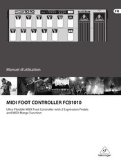 Behringer Midi Foot Controller FCB1010 Manuel D'utilisation