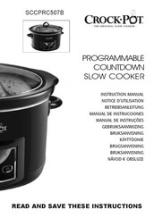 Crock-Pot SCCPRC507B Notice D'utilisation