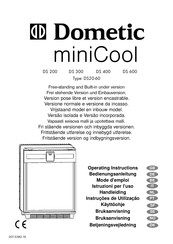 Dometic miniCool DS 200 DS20-60 Mode D'emploi