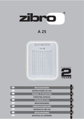 Zibro A 25 Manuel D'utilisation