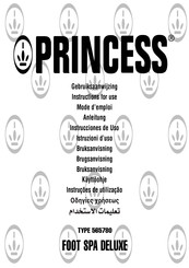 Princess 565780 Mode D'emploi