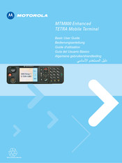 Motorola MTM800 Enhanced Guide D'utilisation