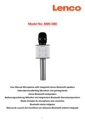 LENCO BMC-080 Mode D'emploi