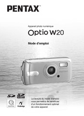 Pentax Optio W20 Mode D'emploi