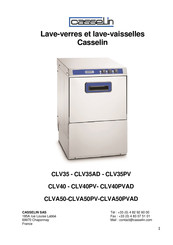 Casselin CLVA50PV Mode D'emploi