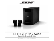 Bose LIFESTYLE Homewide Notice D'utilisation