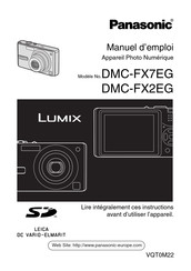 Panasonic LUMIX DMC-FX7EG Manuel D'emploi