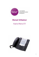 FUTUR Aastra Matra 57i Manuel Utilisateur