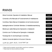 Airwell RWV05 Manuel D'installation Et De Fonctionnement